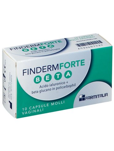 Finderm forte beta - trattamento riparatorio della mucosa vaginale - 10 capsule molli