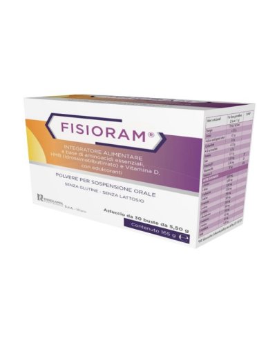 Fisioram - integratore di aminoacidi con vitamina d - 30 bustine