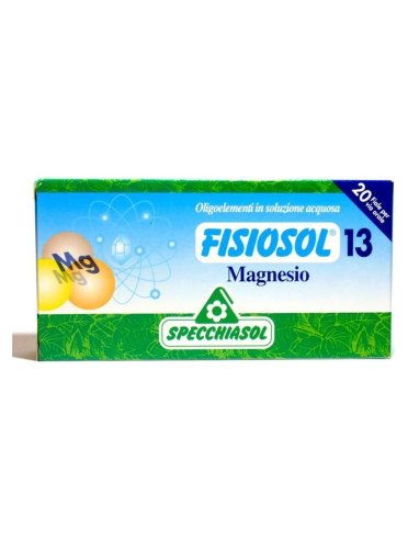 Fisiosol 13 - integratore di magnesio - 20 fiale x 2 ml