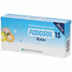 Fisiosol 15 - Integratore di Rame - 20 Fiale x 2 ml