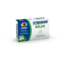 Fitobiogum Relax Integratore Tono dell'Umore 24 Chewing Gum