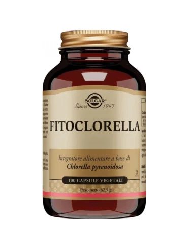 Solgar fitoclorella - integratore antiossidante e depurativo - 100 capsule vegetali Solgar fitoclorella - integratore antiossidante e depurativo - 100 capsule vegetali