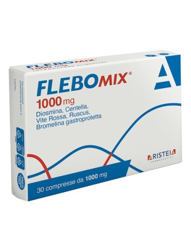 Flebomix 1000 mg - integratore per la funzionalità del microcircolo - 30 compresse