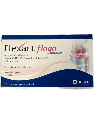 Flexart flogo - integratore per articolazioni e cartilagini - 20 compresse Flexart flogo - integratore per articolazioni e cartilagini - 20 compresse