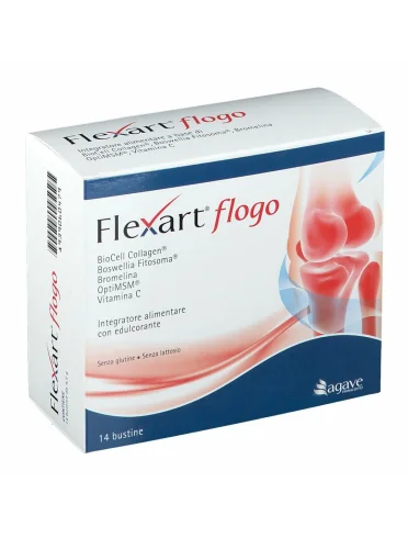 Flexart flogo - integratore per articolazioni e cartilagini - 14 bustine Flexart flogo - integratore per articolazioni e cartilagini - 14 bustine