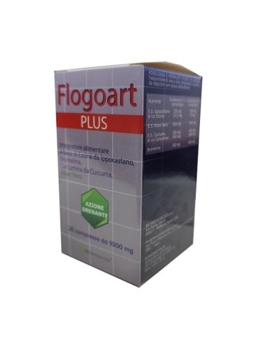 Flogoart plus integratore azione drenante 20 compresse