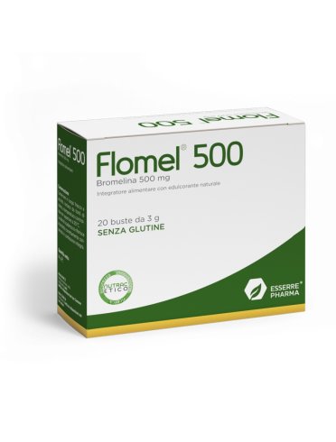 Flomel 500 integratore di bromelina 20 bustine