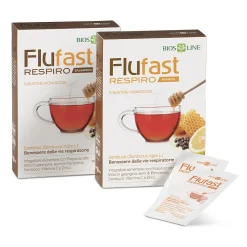 Apix Propoli Flufast Respiro - Integratore per Benessere delle Vie Respiratorie Gusto Balsamico - 9 Buste