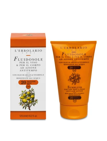 Fluidosole crema viso e corpo protezione spf20 125 ml