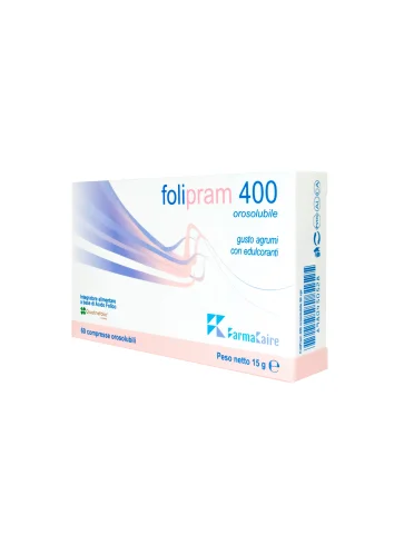 Folipram 400 integratore di acido folico 60 compresse Folipram 400 integratore di acido folico 60 compresse