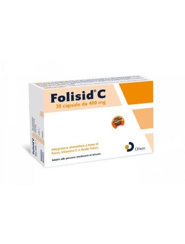 Folisid c integratore vitamina c 30 capsule