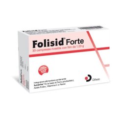 Folisid Forte Integratore di Ferro 30 Compresse