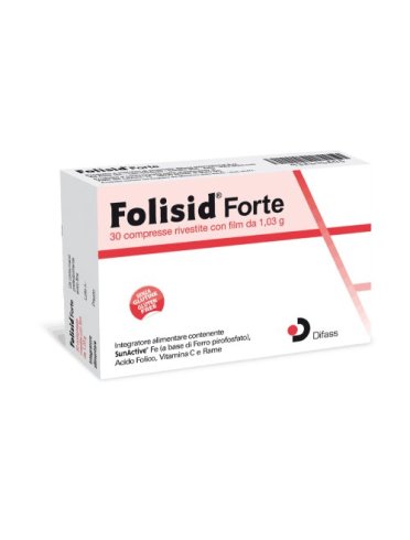 Folisid forte integratore di ferro 30 compresse