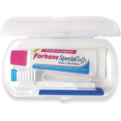 Forhans Travel Kit 1 Spazzolino da Viaggio + 1 Dentifricio 12,5 ml