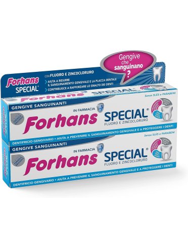 Forhans special dentifricio gengivario 2x75 ml