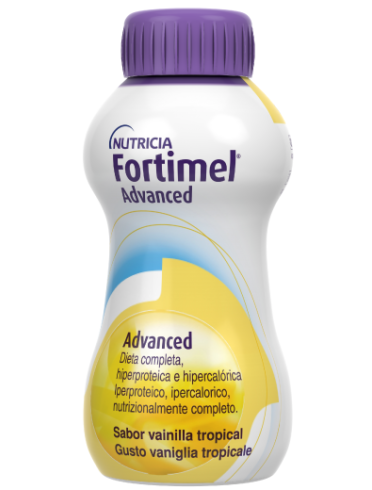 Nutricia fortimel advanced - supplemento nutrizionale iperproteico e ipercalorico gusto vaniglia tropical - 4 x 200 ml