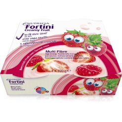 Fortini Creamy Fruit Multi Fibre Frutti Rossi 4x100 g