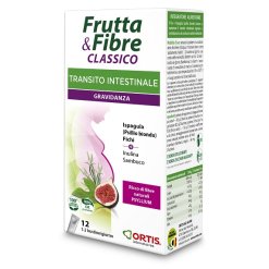 Frutta & Fibre Classico Gravidanza Integratore Transito Intestinale 12 Bustine