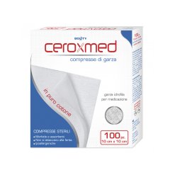Ceroxmed - Garza Idrofila Compressa 10 x 10 cm - 100 Pezzi