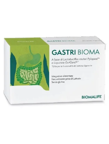 Gastri bioma integratore di probiotici 30 capsule