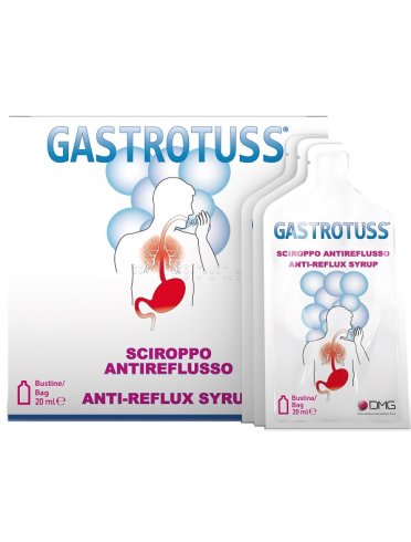 Gastrotuss - sciroppo antireflusso - 25 bustine x 20 ml 