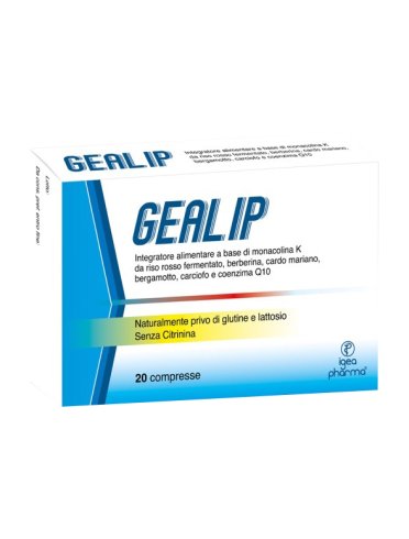 Gealip - integratore per il benessere cardiovascolare - 20 compresse