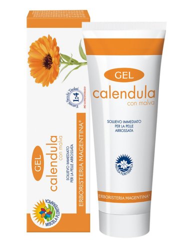 Gel calendula con malva - crema per il trattamento di bruciore e prurito - 100 ml