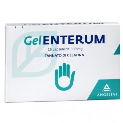 GelENTERUM 500 mg - Trattamento dell'Intestino per Adulti - 15 Capsule