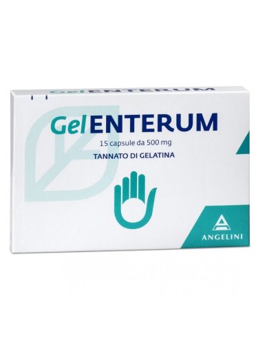 Gelenterum 500 mg - trattamento dell'intestino per adulti - 15 capsule