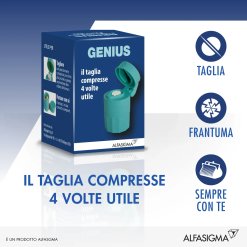 Genius - Taglia Porta e Frantuma Pillole - 1 Pezzo