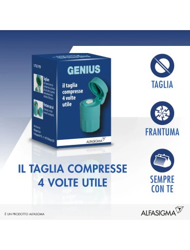 Genius - taglia porta e frantuma pillole - 1 pezzo