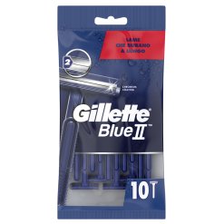 Gillette Blue II Rasoio Usa e Getta 10 Pezzi