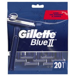 Gillette Blue II Rasoio Usa e Getta 20 Pezzi