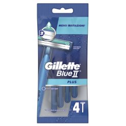 Gillette Blue II Plus Rasoio Usa e Getta 4 Pezzi