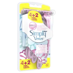 Gillette Venus Simply Rasoio Usa e Getta 4 Pezzi + 2 Omaggio