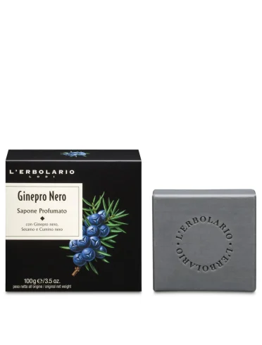 L'erbolario ginepro nero - sapone profumato edizione limitata - 100 g