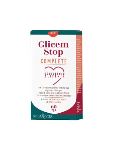 Glicem stop complete - integratore per il controllo della glicemia - 60 capsule