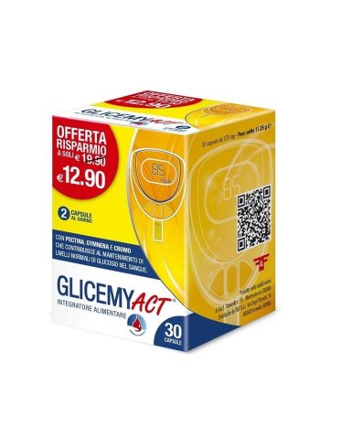 Glicemy act integratore controllo glicemia 30 capsule