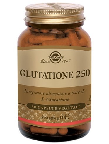 Solgar glutatione 250 integratore - 30 capsule vegetali