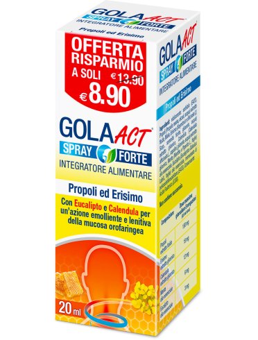 Gola act spray forte integratore 20 ml