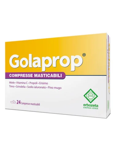 Golaprop - integratore per difese immunitarie - 24 compresse masticabili Golaprop - integratore per difese immunitarie - 24 compresse masticabili