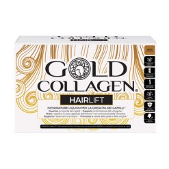 Gold Collagen Hairlift Integratore Crescita Capelli 3 x 10 Flaconi