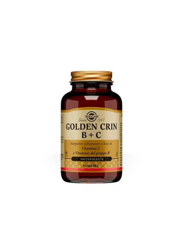Solgar golden crin b + c - integratore per stanchezza e affaticamento - 100 tavolette Solgar golden crin b + c - integratore per stanchezza e affaticamento - 100 tavolette