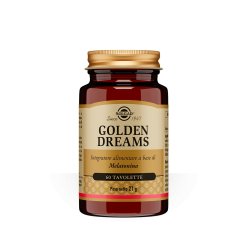 Solgar Golden Dreams - Integratore di Melatonina - 60 Tavolette