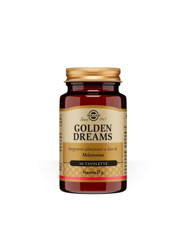 Solgar golden dreams - integratore di melatonina - 60 tavolette
