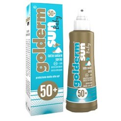 Golderm Sun Baby SPF50+ - Spray Solare per Bambini con Protezione Molto Alta SPF 50+ - 100 ml 