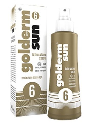 Golderm sun spf6 - spray solare corpo con protezione bassa spf 6 - 200 ml