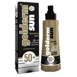 Golderm Sun SPF50+ - Spray Solare Corpo con Protezione Molto Alta SPF 50+ - 100 ml