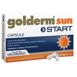 Golderm Sun Start - Integratore per Pigmentazione della Pelle - 30 Capsule
