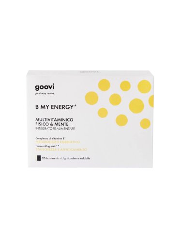 Goovi b my energy integratore multivitaminico 20 bustine